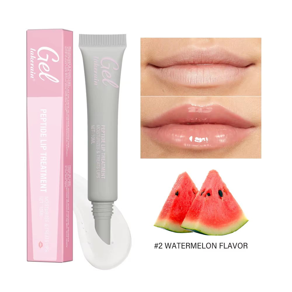 Peptide Lip Treatment Moisturizing Lip Mask Gel to Remove Dead Skin Lipstick Base Lip Cream Lip Care Mask 10Ml