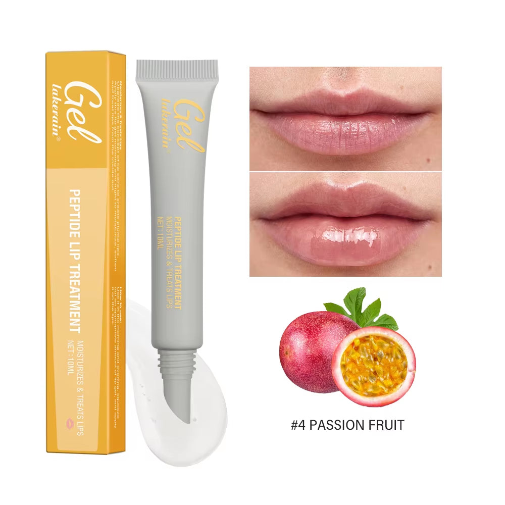 Peptide Lip Treatment Moisturizing Lip Mask Gel to Remove Dead Skin Lipstick Base Lip Cream Lip Care Mask 10Ml