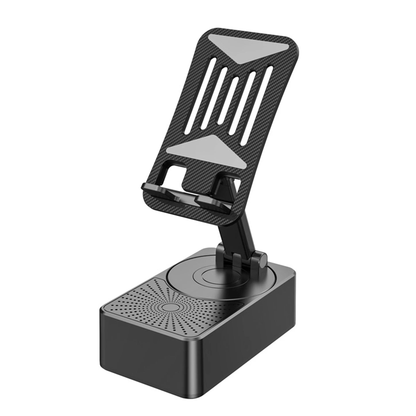 Mobile Cell Phone Stand Holder with Bluetooth-compatible Speaker Wireless Speaker Adjustable Tablet Desktop Live Lazy Bracket