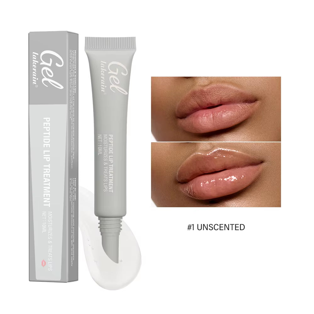 Peptide Lip Treatment Moisturizing Lip Mask Gel to Remove Dead Skin Lipstick Base Lip Cream Lip Care Mask 10Ml