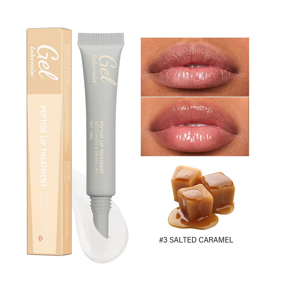 Peptide Lip Treatment Moisturizing Lip Mask Gel to Remove Dead Skin Lipstick Base Lip Cream Lip Care Mask 10Ml